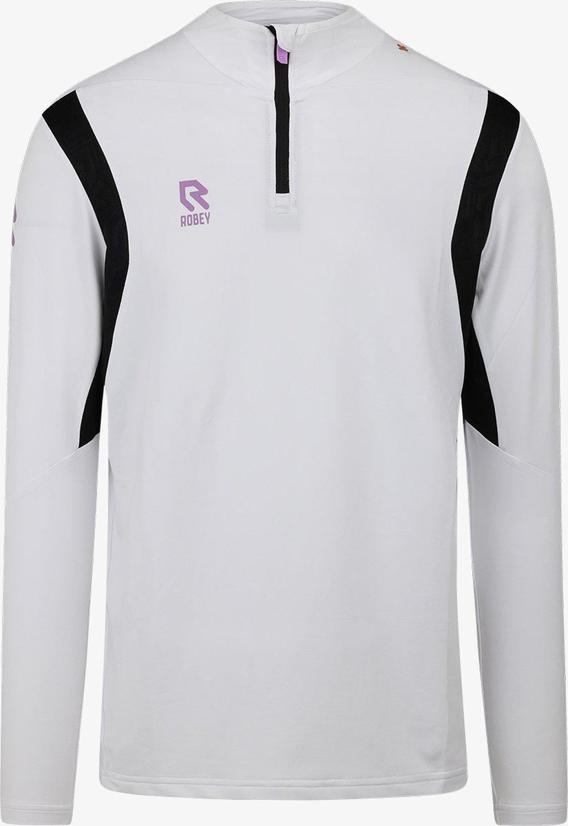 825x1200-17 Robey Playmaker Ziptop Heren - Wit | Maat: 4XL - Afbeelding 1