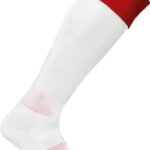PROACT® Tweekleurige sportsokken PA0300 - White / Sporty Red - 39/42 EU