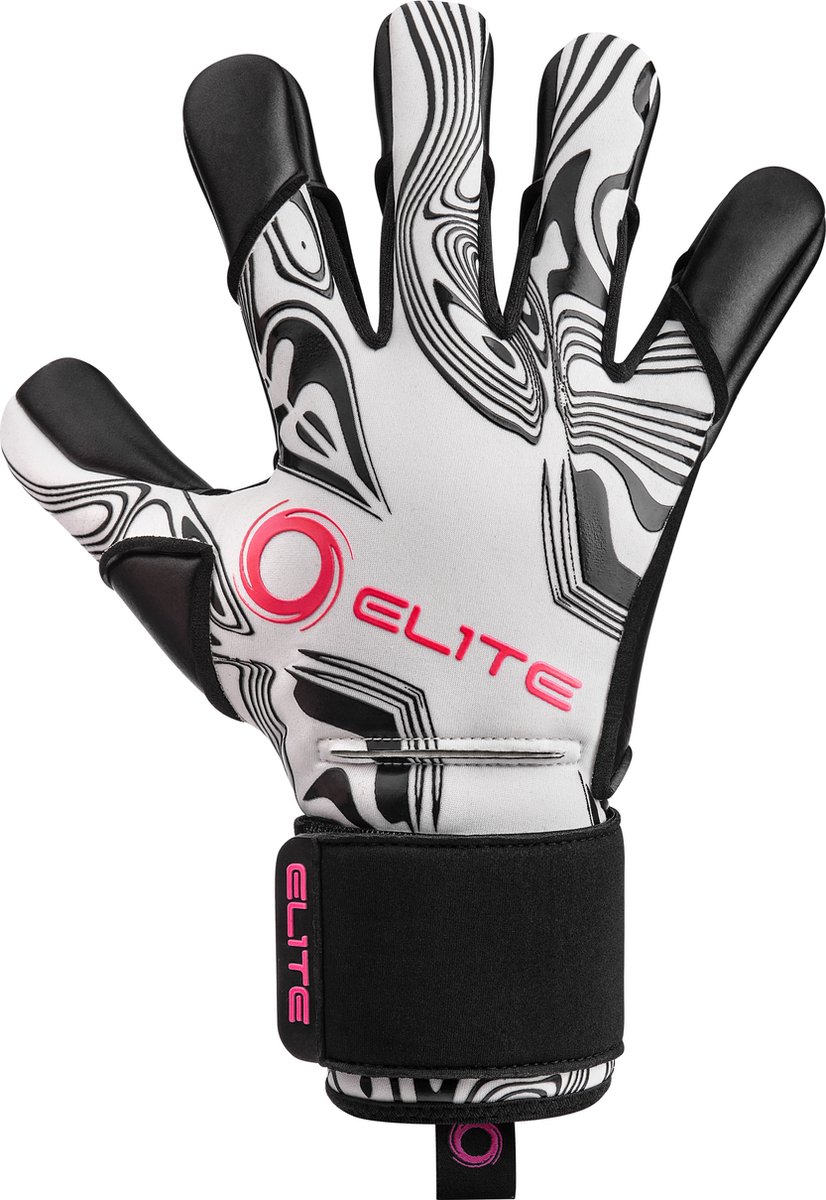 826x1200-34 Elite Sport Nobre Art S (Limited Edition) Keepershandschoenen - Zwart / Wit | Maat: 10 - Afbeelding 1
