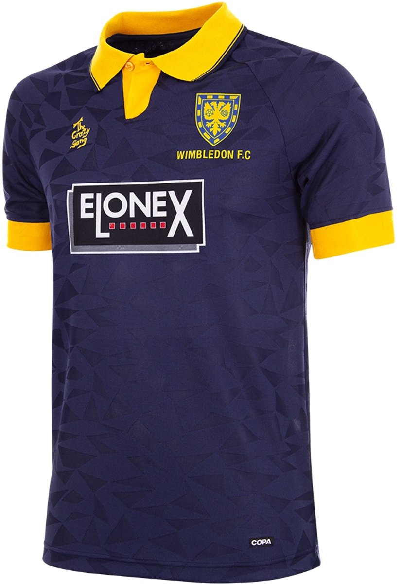 827x1200-8 COPA - Wimbledon FC 1994/95 Retro Voetbalshirt - Heren - Blauw - L - Afbeelding 1