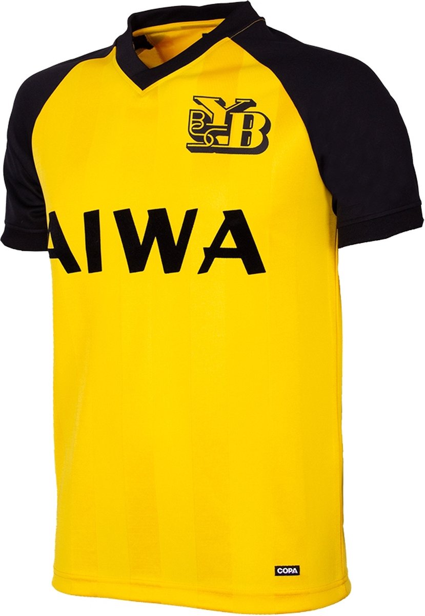829x1200-26 COPA - BSC Young Boys 1985/86 Retro Voetbalshirt - Heren - Geel - S - Afbeelding 1