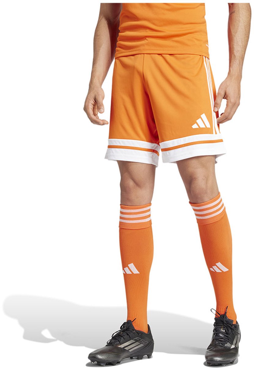 830x1200-15 Adidas Squadra 25 Korte Broek Oranje S Man - Afbeelding 1
