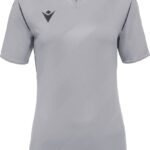 Macron Alya Shirt Korte Mouw Dames - Zilver / Antraciet | Maat: XL