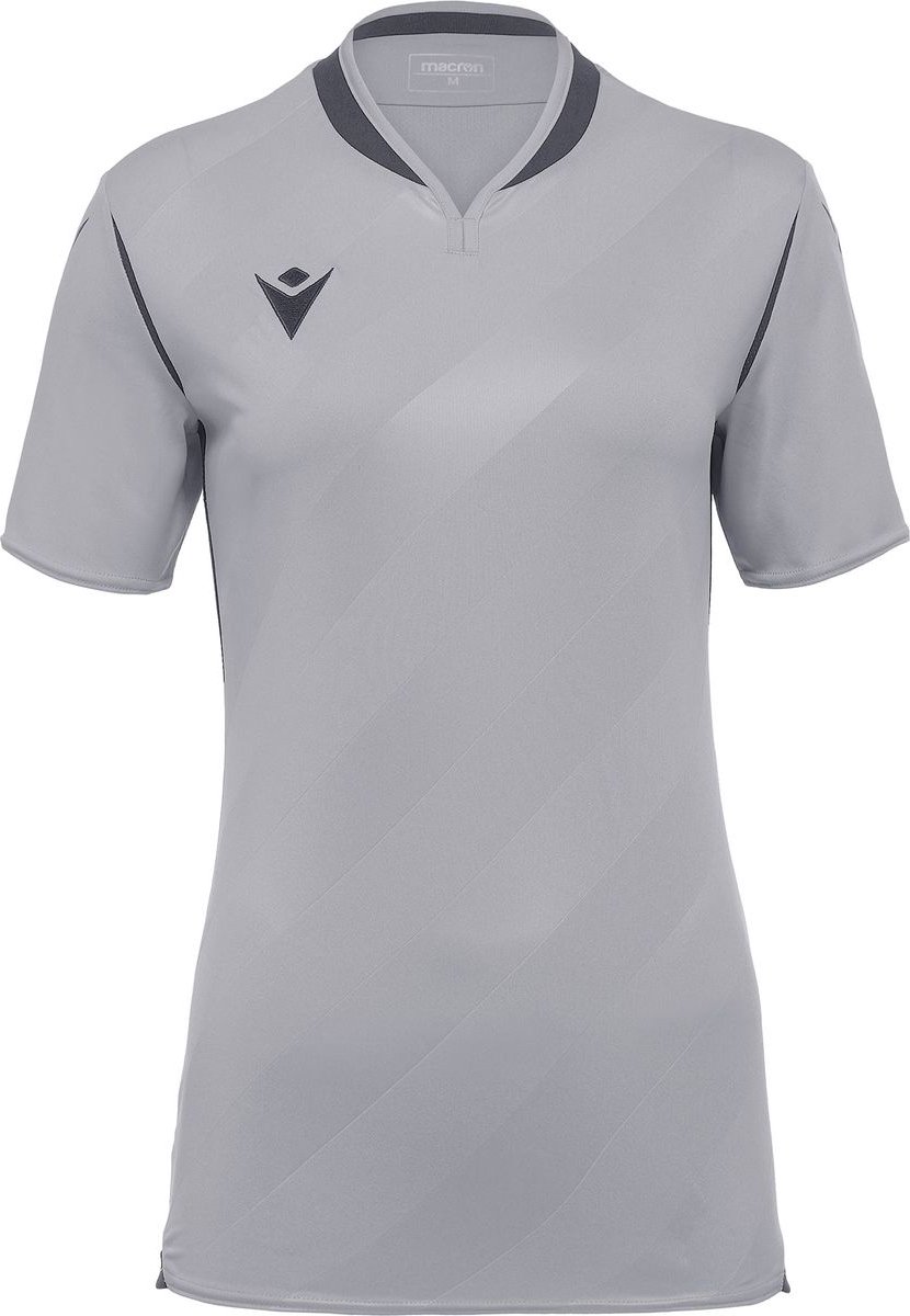 830x1200-47 Macron Alya Shirt Korte Mouw Dames - Zilver / Antraciet | Maat: XL - Afbeelding 1