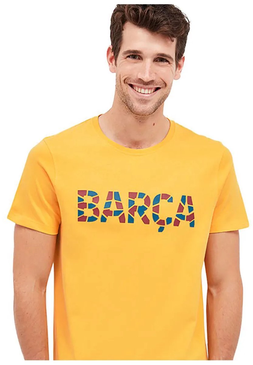 833x1200-18 BarÇa Trencadis T-shirt Met Korte Mouwen Geel L Man - Afbeelding 1