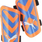 Puma Scheenbeschermers Voetbal ULTRA Light Strap Oranje-Blauw - Maat XL