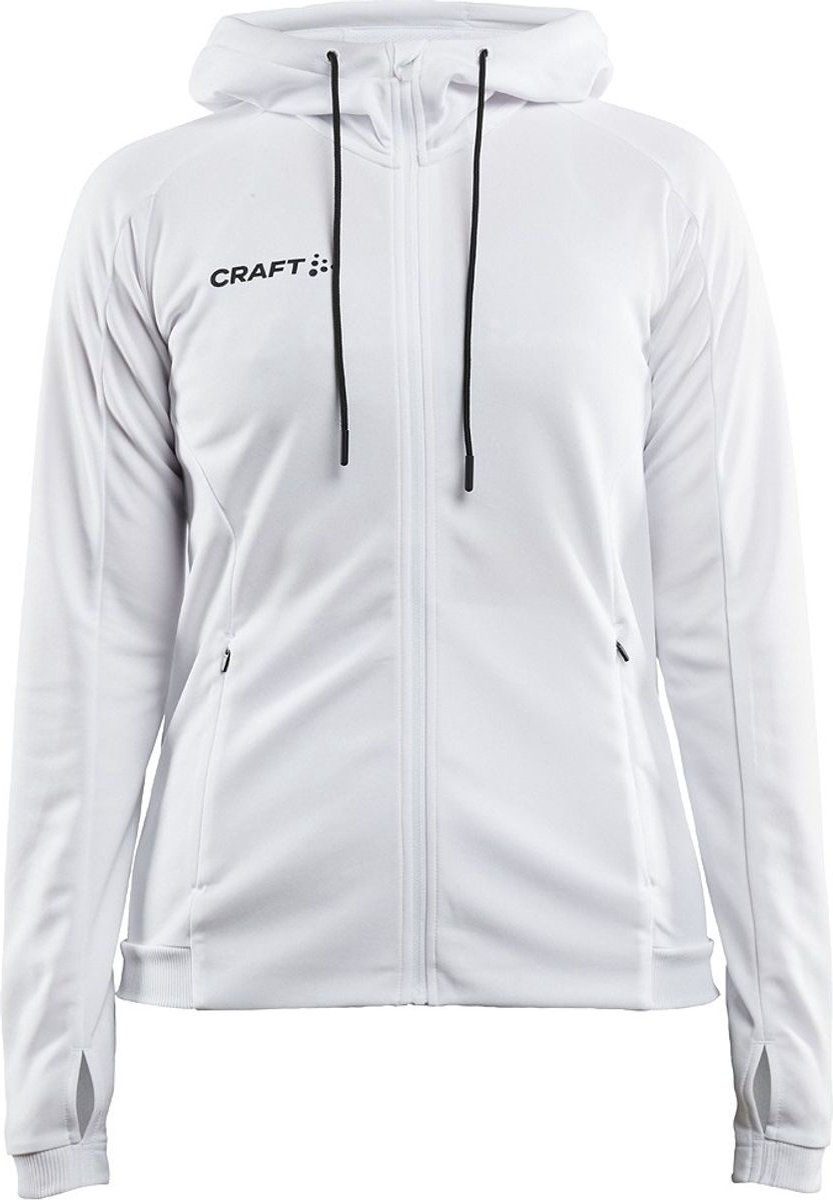 833x1200-4 Craft Evolve Jas Met Kap Dames - Wit | Maat: XS - Afbeelding 1