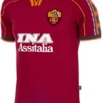 COPA - AS Roma 1998/99 Retro Voetbalshirt - Heren - Rood - XL