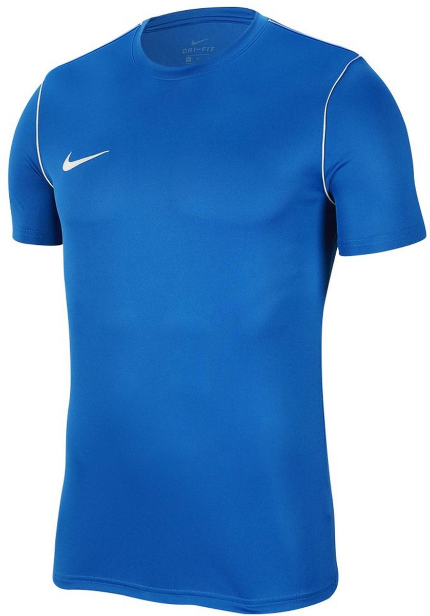 839x1200-3 Nike Park 20 SS Sportshirt - Maat 152 - Unisex - blauw/ wit - Afbeelding 1