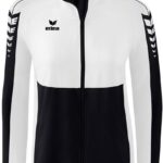 Erima Six Wings Presentatiejack Dames - Zwart / Wit | Maat: 38