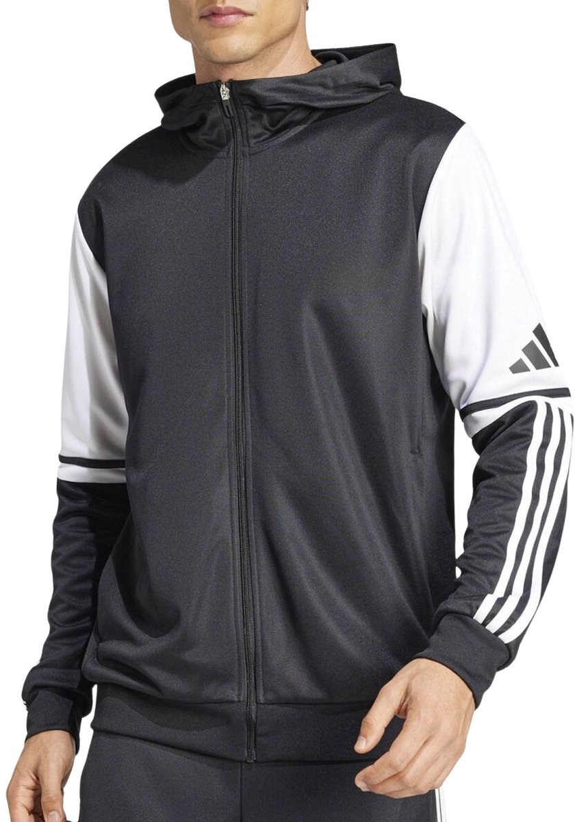 840x1200-8 Adidas Squadra 25 Hooded Trainingsjas Heren - Maat S - Afbeelding 1