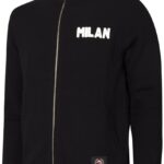 COPA - AC Milan 1960 Retro Voetbalvest - Geborduurd - Heren - Zwart - M
