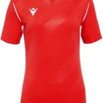 Macron Alya Shirt Korte Mouw Dames - Rood / Wit | Maat: L