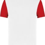 SportSportshirt Kind 4/6 years (4/6 ans) Proact Ronde hals Korte mouw White / Sporty Red 100% Polyester