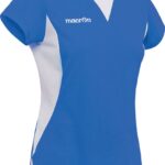Macron Alya Shirt Korte Mouw Dames - Royal / Wit | Maat: L