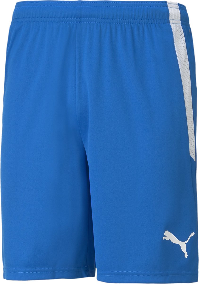 843x1200-36 PUMA teamLIGA Shorts Heren sportbroek - Electric Blue Lemonade-Puma White - Afbeelding 1