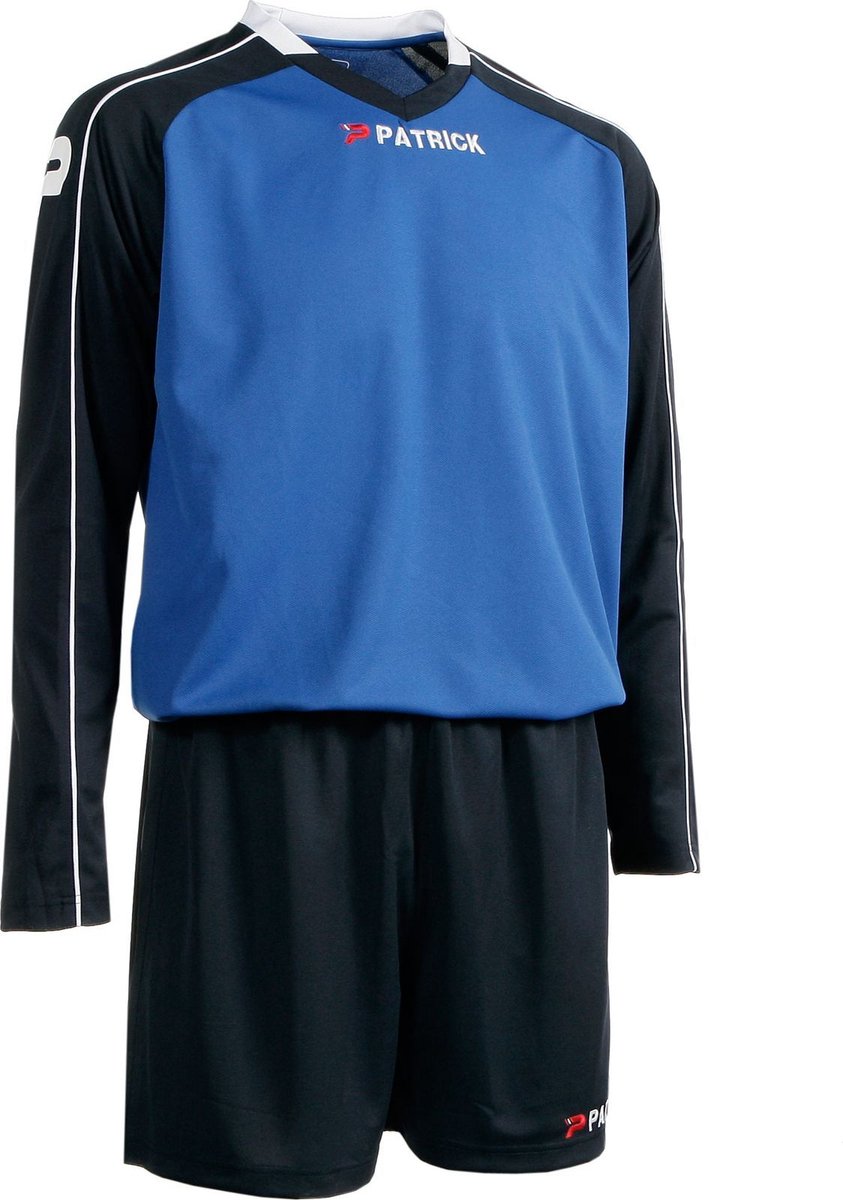 843x1200-43 Patrick Granada305 Voetbalset Lange Mouw - Royal / Marine / Wit | XL - Afbeelding 1