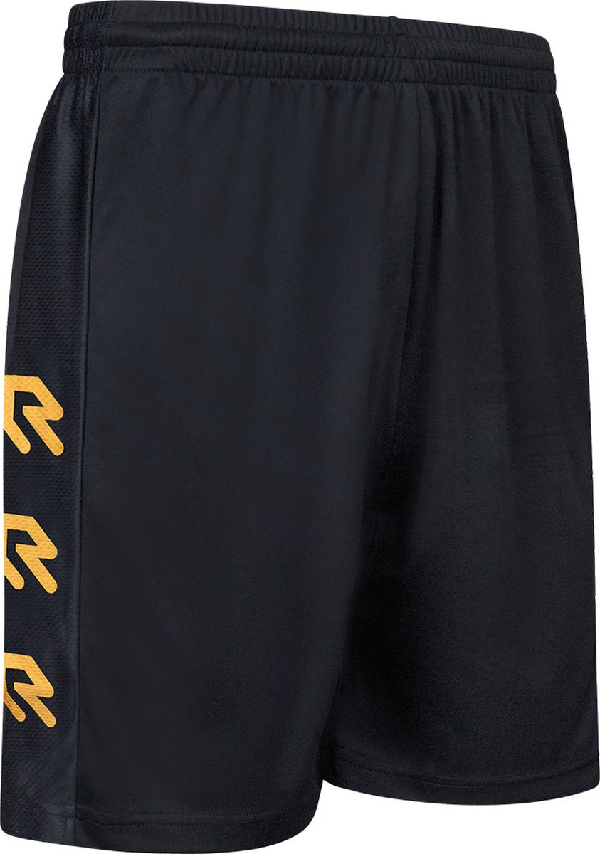 843x1200-48 Robey Performance Short Kinderen - Zwart / Goud | Maat: 116 - Afbeelding 1