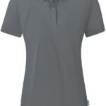 Jako Organic Polo Dames - Steengrijs | Maat: 46