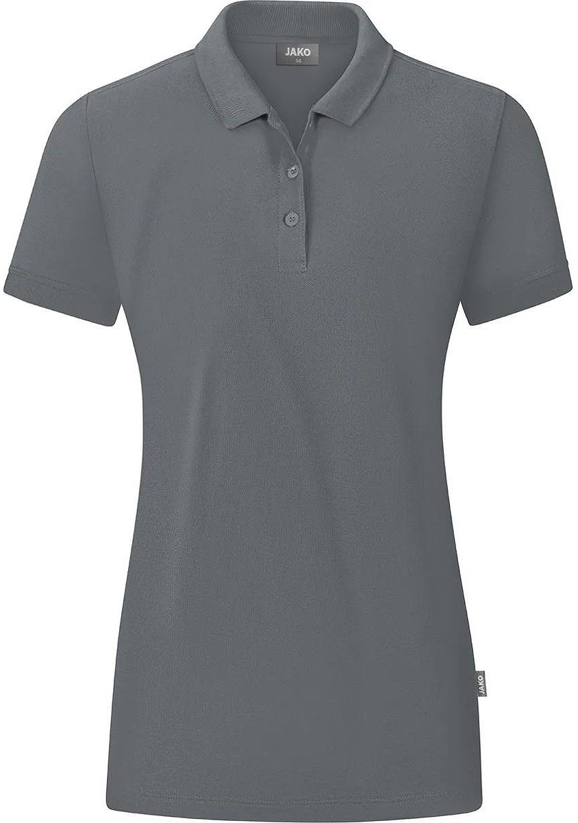 844x1200-35 Jako Organic Polo Dames - Steengrijs | Maat: 46 - Afbeelding 1