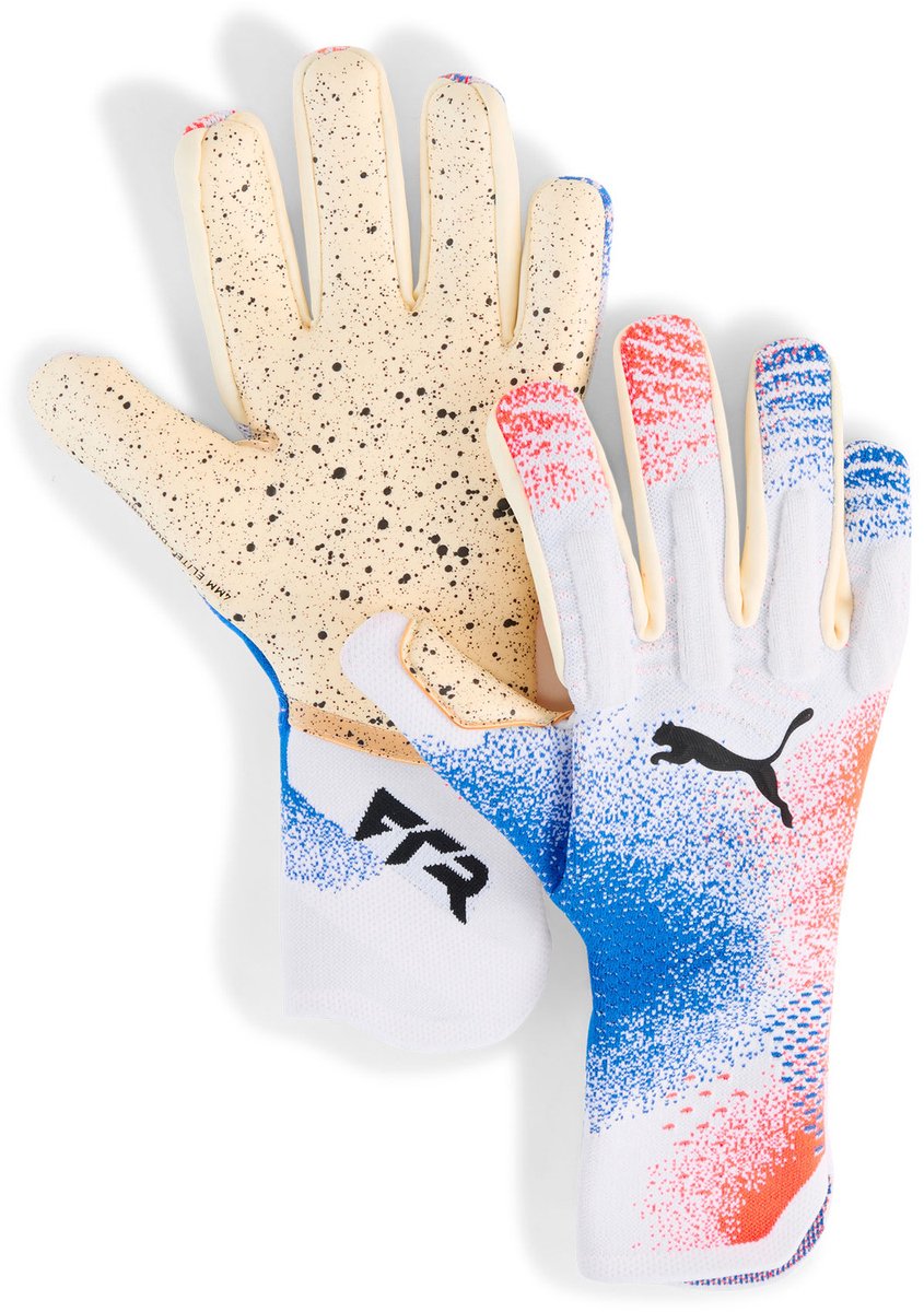 845x1200-31 Puma Future Ultimate NC White Glowing Red Ultra Blue Keepershandschoenen - Maat 8.5 - Afbeelding 1