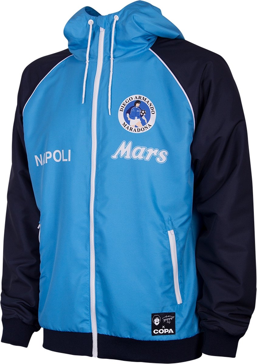846x1200-2 COPA - Maradona Napoli 1989 Voetbal Windbreaker - Heren - M - Afbeelding 1