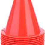 Voetbal Markers - Trainings Kegels - Voetbal Training - Platte Stabiele Bodem - 8.5 cm Doorsnede - Set van 5 Kleuren