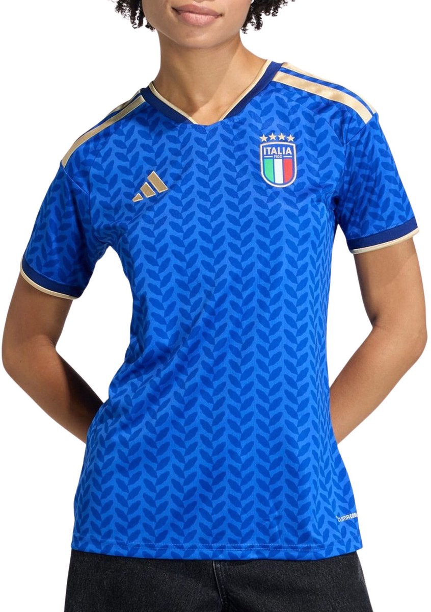 846x1200 Adidas Italië Thuis Shirt Dames - Maat XS - Afbeelding 1