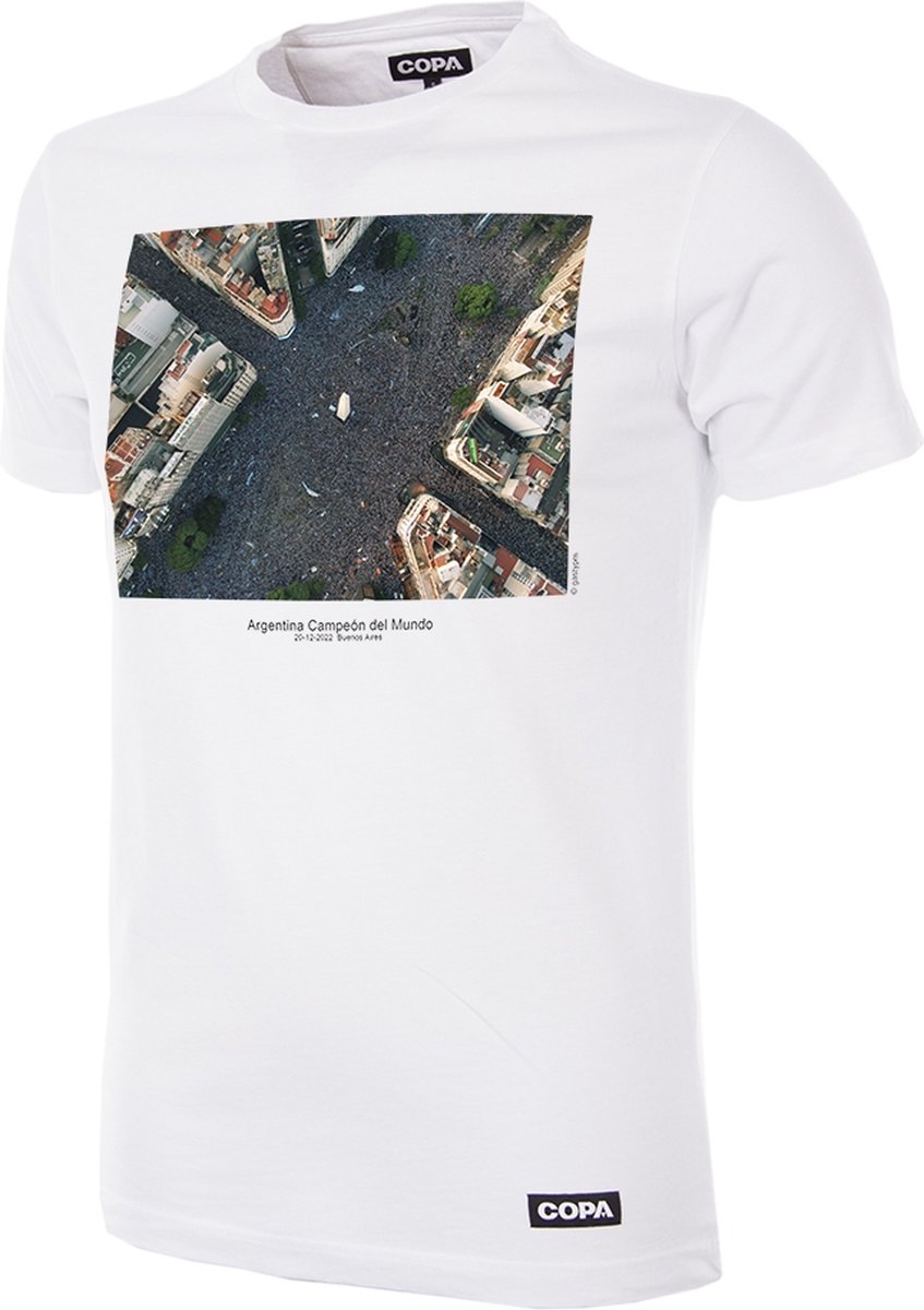 847x1200-50 COPA - Buenos Aires T-Shirt - Heren - Wit - S - Afbeelding 1