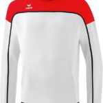 Erima Change Sweatshirt Met Capuchon Heren - Wit / Rood / Zwart | Maat: 3XL