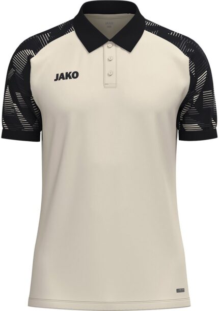 Jako Sonic Polo Heren - Off White / Zwart | Maat: XXL