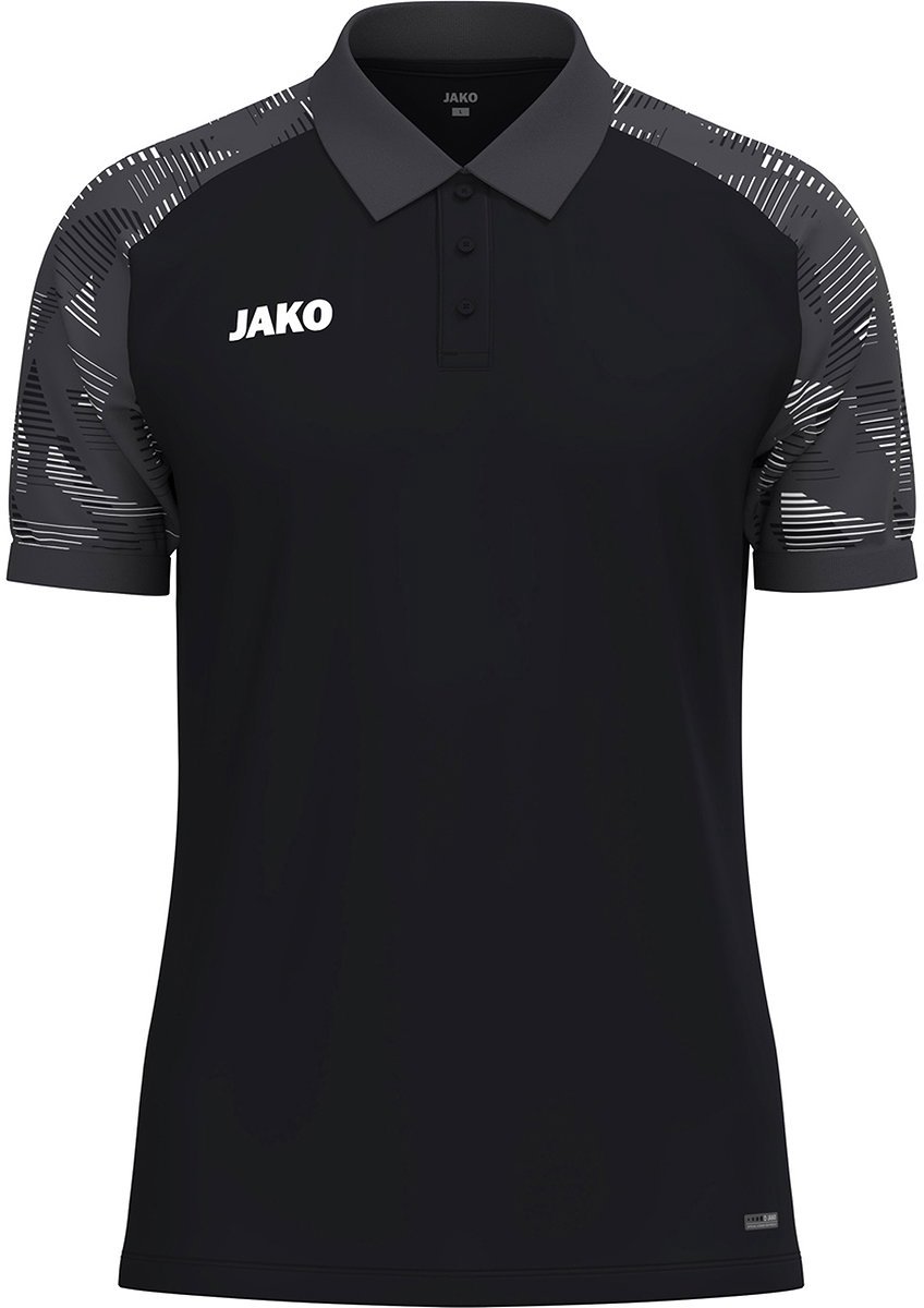 848x1200-47 Jako Sonic Polo Heren - Zwart / Antraciet | Maat: 3XL - Afbeelding 1