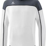 Erima Change Sweatshirt Met Capuchon Heren - Wit / Slate Grey / Zwart | Maat: 3XL