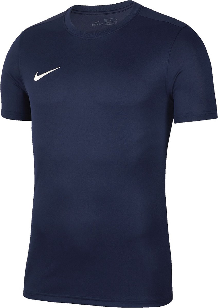 848x1200-64 Nike Park VII SS Sportshirt - Maat 152 - Unisex - navy - Afbeelding 1