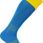 PROACT® Tweekleurige sportsokken PA0300 - Sporty Royal Blue / Sporty Yellow - 27/30 EU