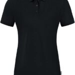 Jako Doubletex Polo Dames - Zwart | Maat: 34