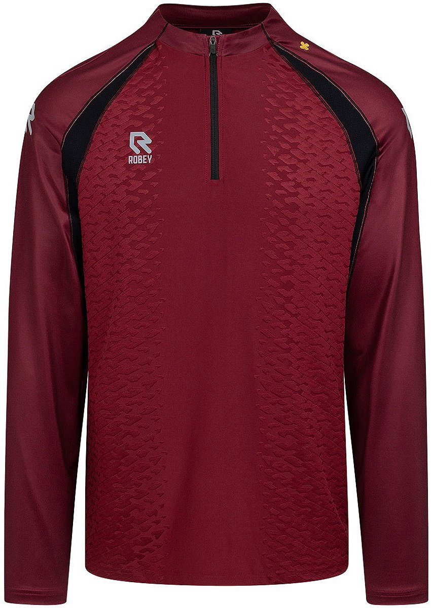 850x1200-110 Robey Pro Ziptop Heren - Bordeaux | Maat: XL - Afbeelding 1