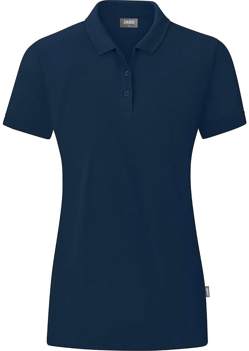 850x1200-13 Jako Organic Polo Dames - Marine | Maat: 42 - Afbeelding 1