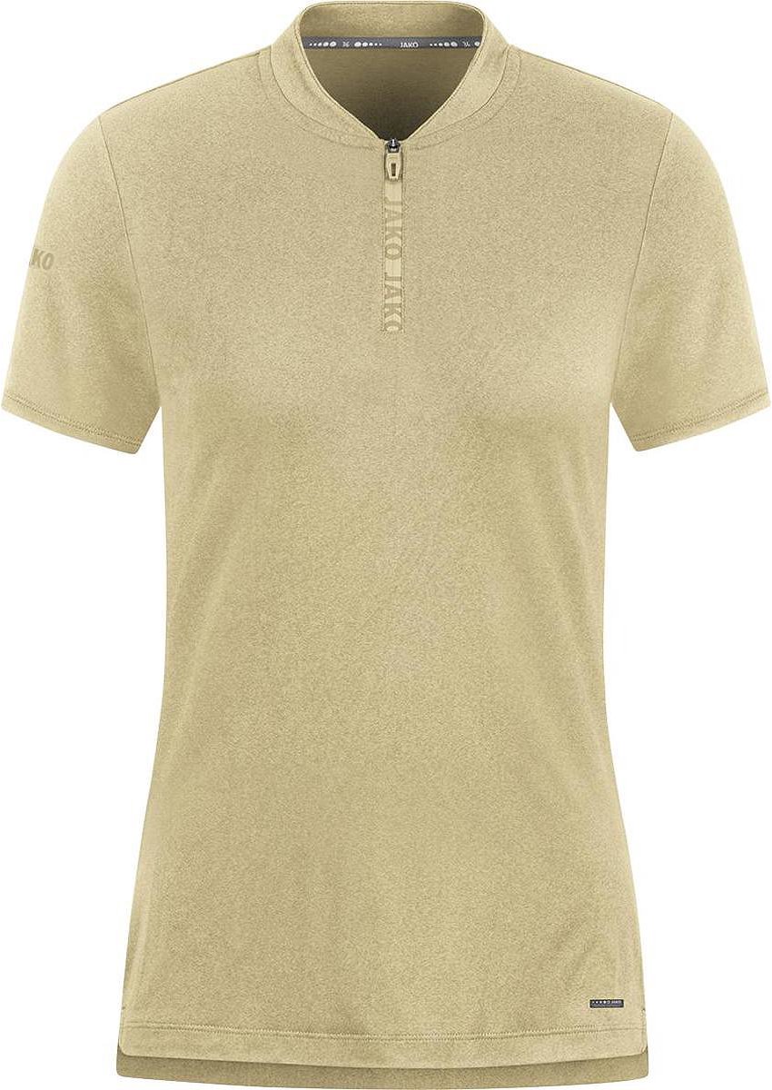 850x1200-133 Jako Pro Casual Polo Dames - Beige | Maat: 40 - Afbeelding 1