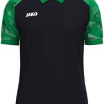 Jako Sonic Polo Heren - Zwart / Groen | Maat: M