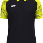 Jako Sonic Polo Heren - Zwart / Fluogeel | Maat: 3XL