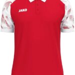 Jako Sonic Polo Heren - Rood / Wit | Maat: M
