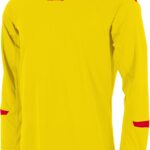 Hummel Fyn Voetbalshirt Lange Mouw Kinderen - Geel / Rood | Maat: 140