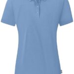 Jako Organic Polo Dames - Ijsblauw | Maat: 48