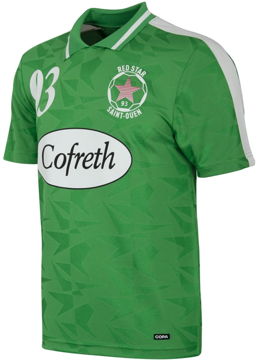 852x1200-41 COPA - Red Star F.C. 1997/98 Retro Voetbalshirt - Heren - Groen - XXL - Afbeelding 1