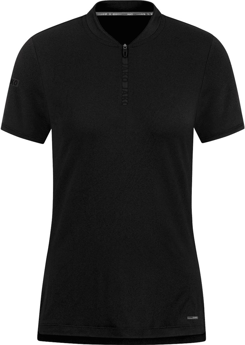 852x1200-44 Jako Pro Casual Polo Dames - Zwart | Maat: 36 - Afbeelding 1