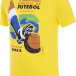 COPA - Brazilië 1950 WK Emblem T-Shirt - Heren - Geel - M