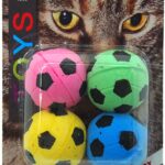 Magic Cat Kleurrijke Schuimrubber Voetbal - 4 Stuks
