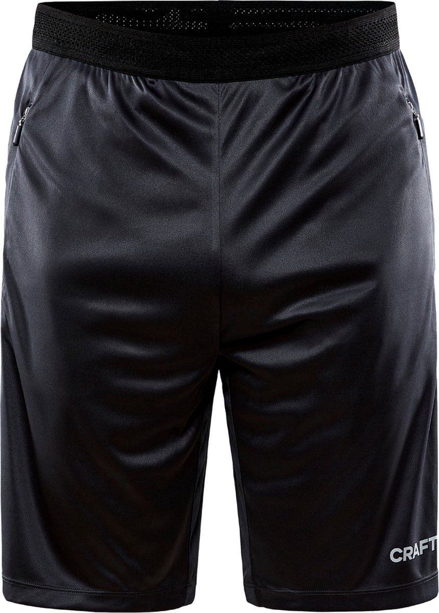 860x1200-24 Craft Evolve Zip Pocket Short Heren - Asfalt | Maat: S - Afbeelding 1