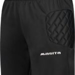 Masita  - Voetbalbroek - Kinderen - Maat 128 - Zwart